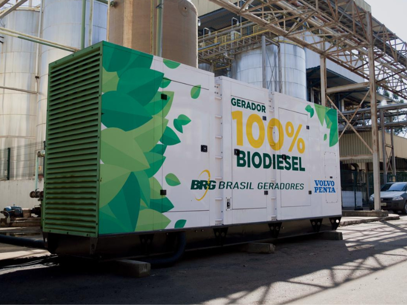 gerador auto sustentável biodiesel